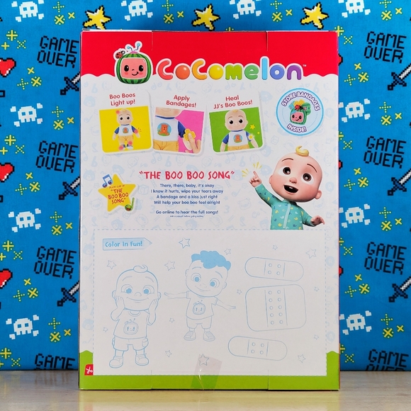 CoComelon Boo Boo JJ Plush New & Interactive Play Lights up & Heals All Boo Boos - Picture 4 of 11